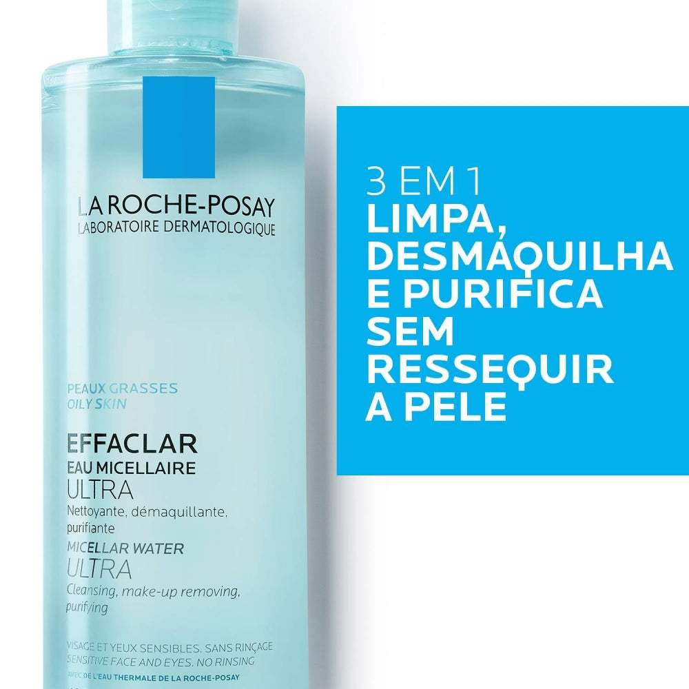La Roche-Posay Effaclar Água Micelar Ultra Pele Oleosa 400ml