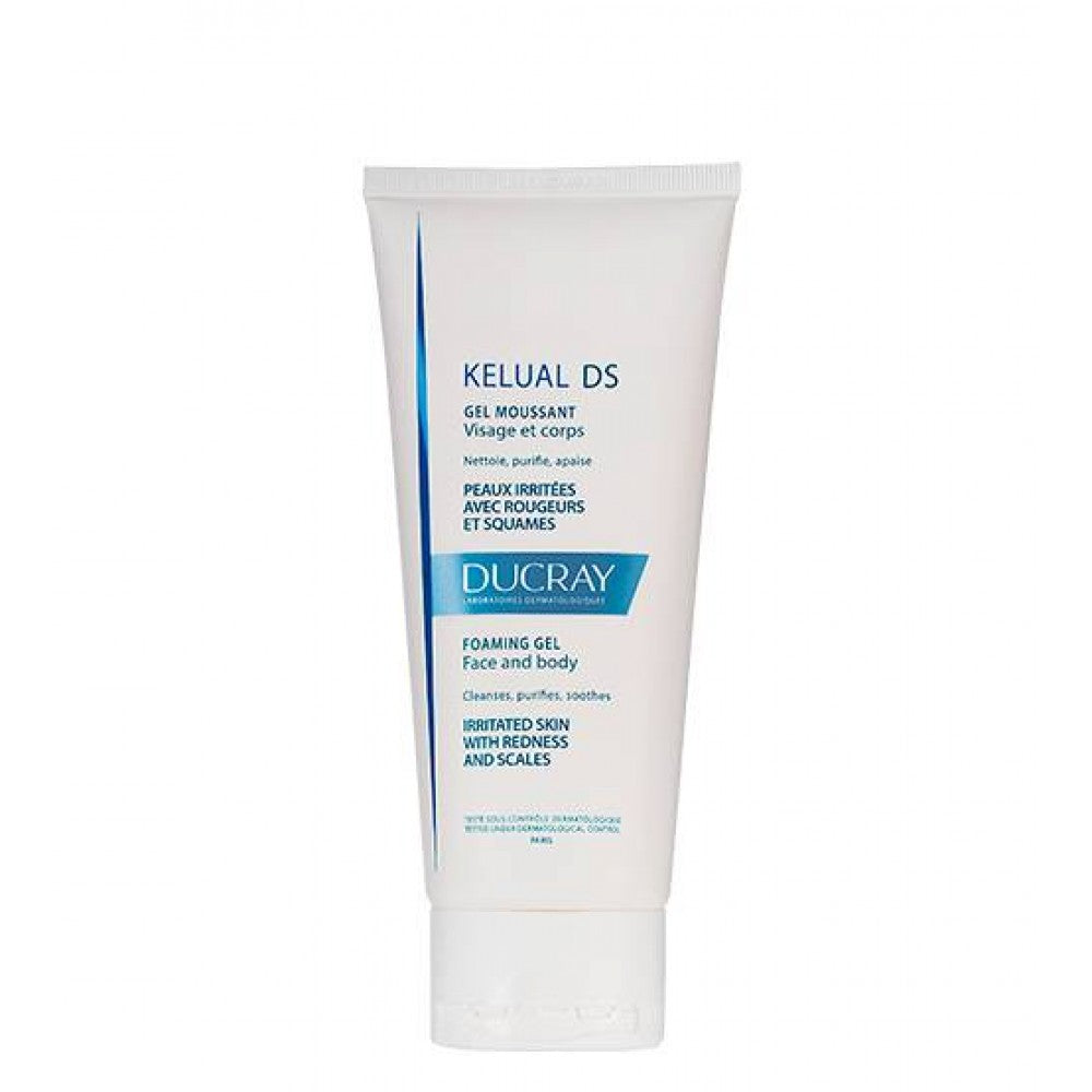 Ducray Gel Espuma Kelual DS, pele com tendência a dermatite seborreica ou pitiríase versicolor 200 ml
