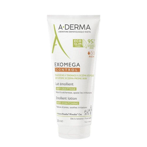 A-Derma Exomega Control Leite Emoliente pele seca 200ml