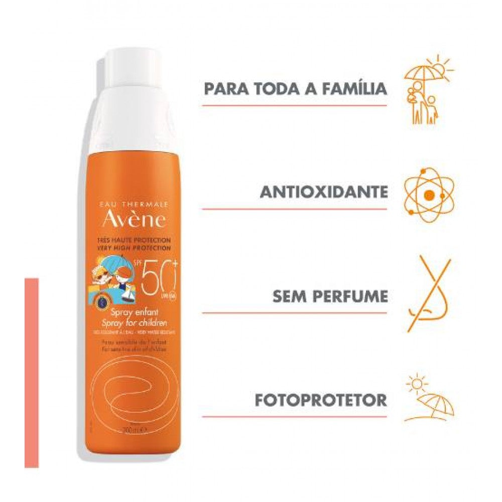 Avène Spray Criança SPF50+ 200ml