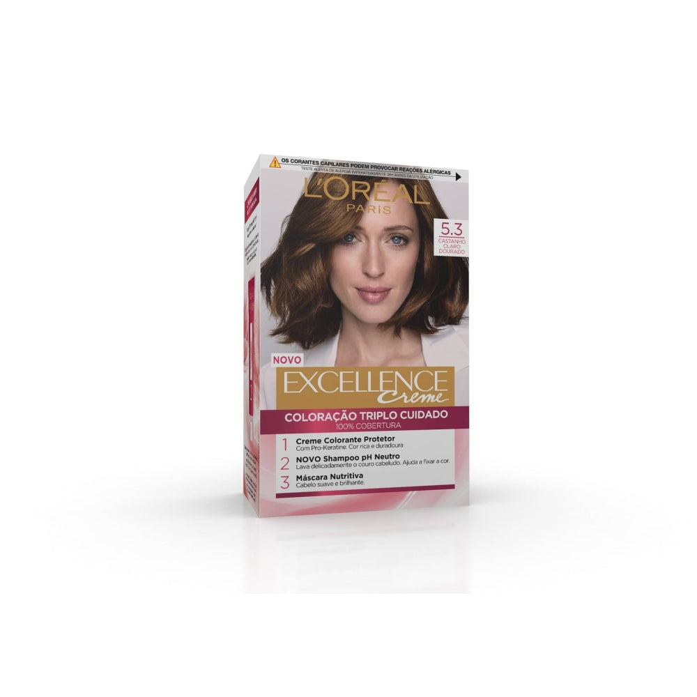 L'Oréal Excellence Creme Castanho Claro Dourado 5.3