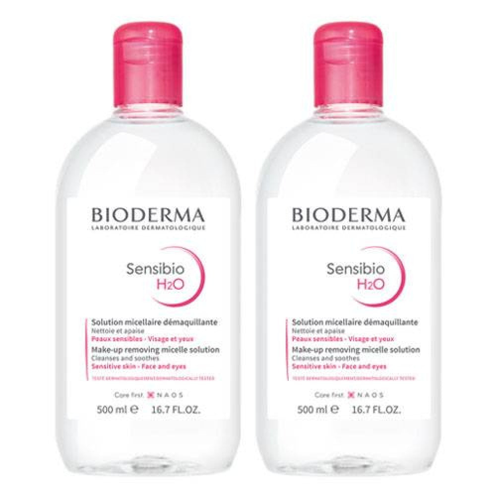Bioderma Sensibio H2O Solução Micelar 2x500ml