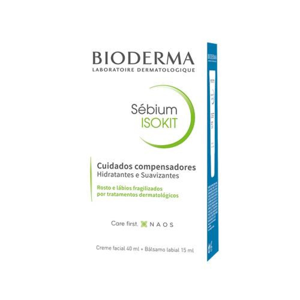 Bioderma Sébium Isokit 40ml + Atoderm Bálsamo Labial 15ml