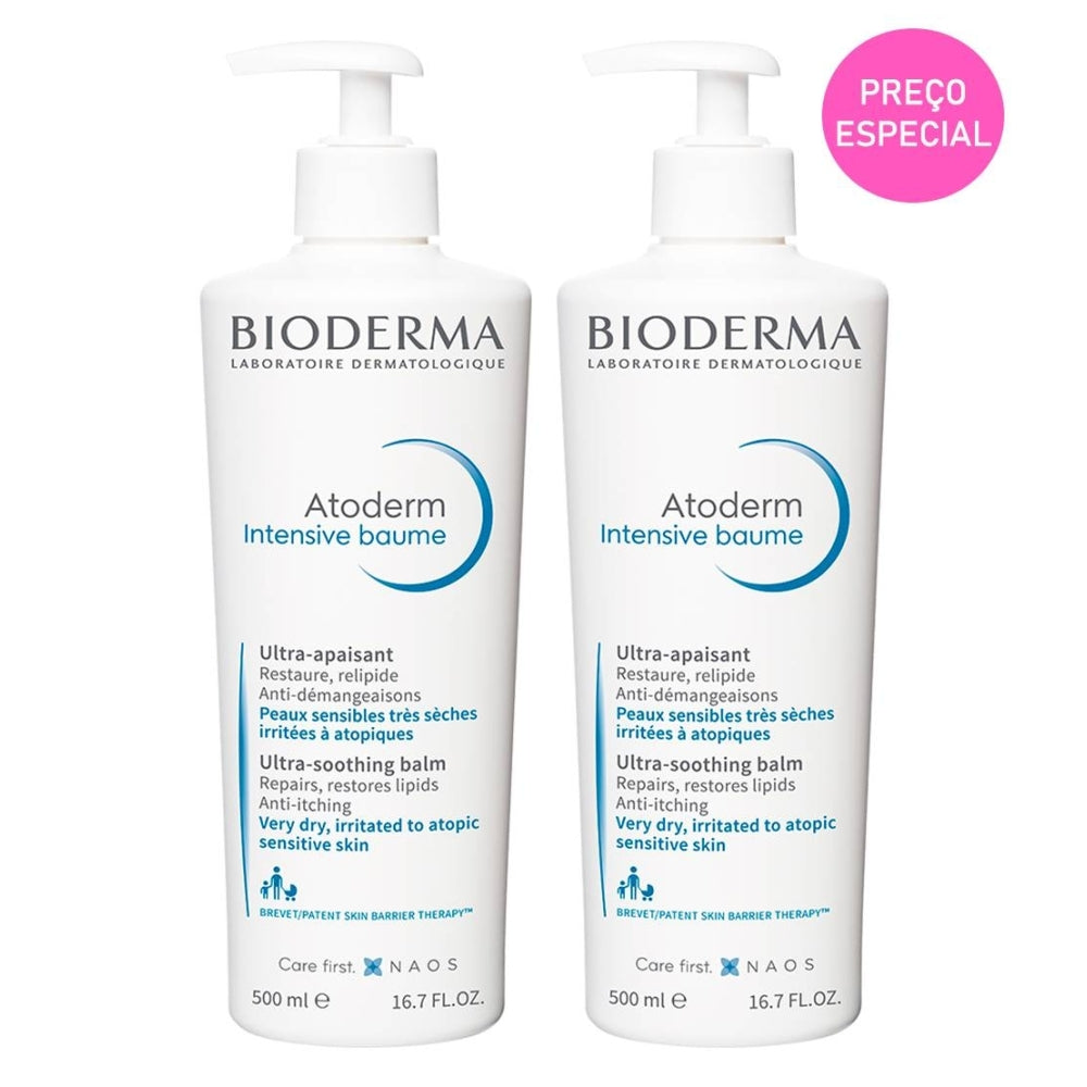 Bioderma Atoderm Intensive Baume 2x500ml