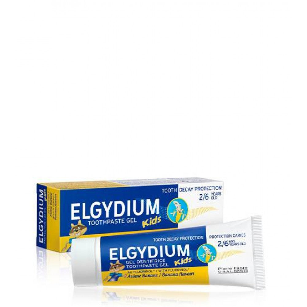Elgydium Kids Gel Dentífrico Sabor Banana Proteção Cáries Criança 2 a 6 anos 50ml
