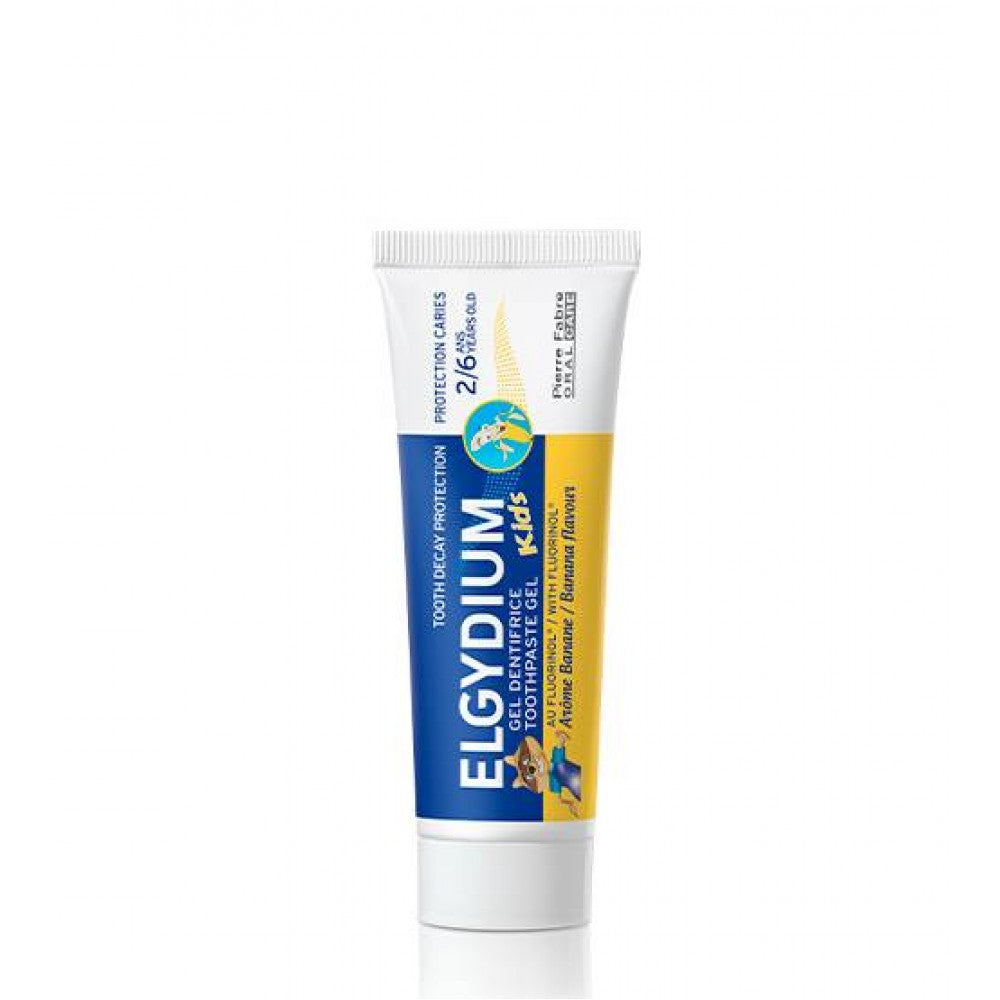Elgydium Kids Gel Dentífrico Sabor Banana Proteção Cáries Criança 2 a 6 anos 50ml