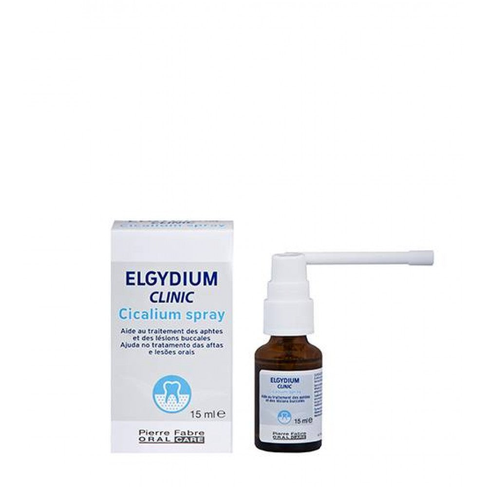 Elgydium Clinic Cicalium Spray Aftas e Lesões Orais 15ml