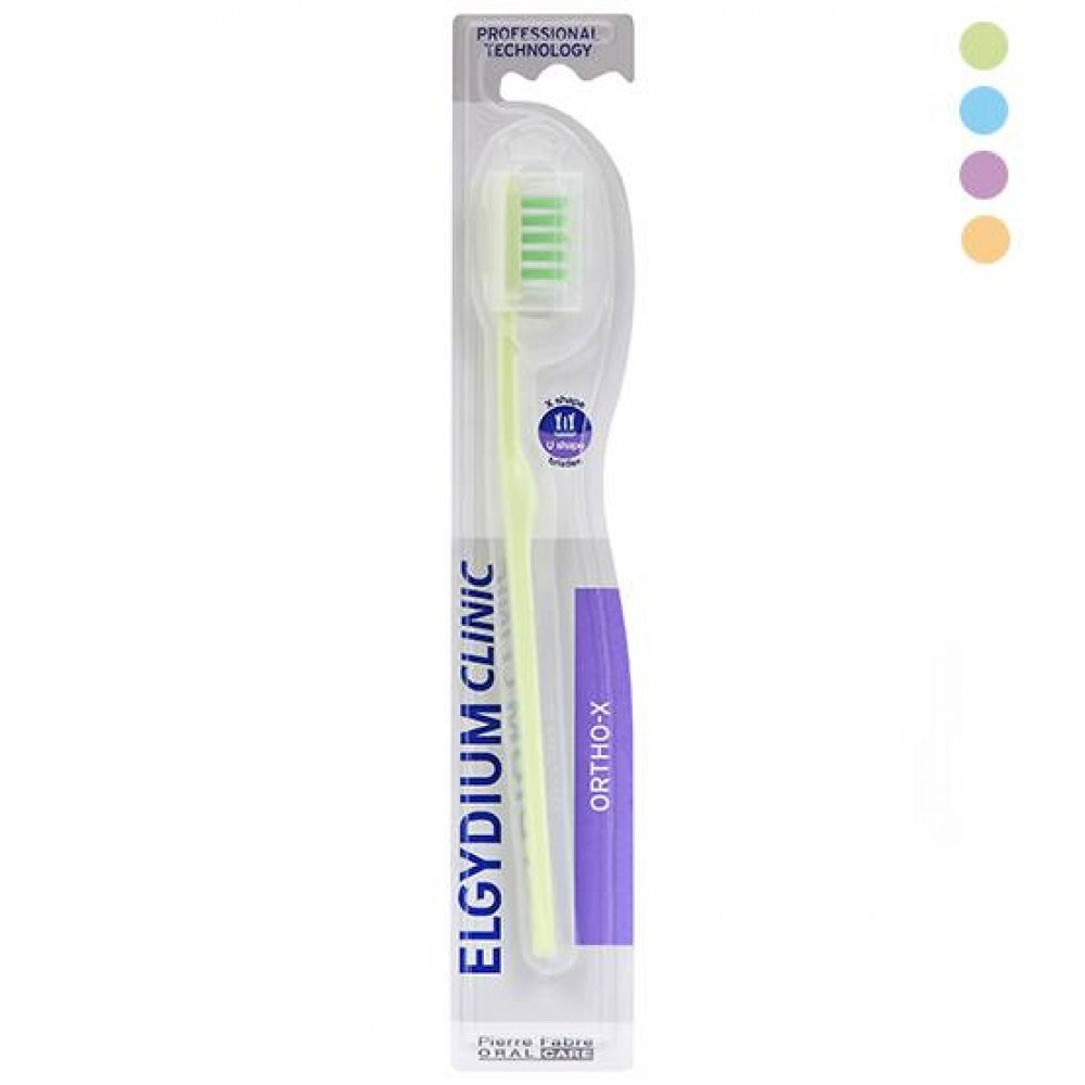 Elgydium Clinic Ortho X Escova de Dentes Ortodôntica Adulto