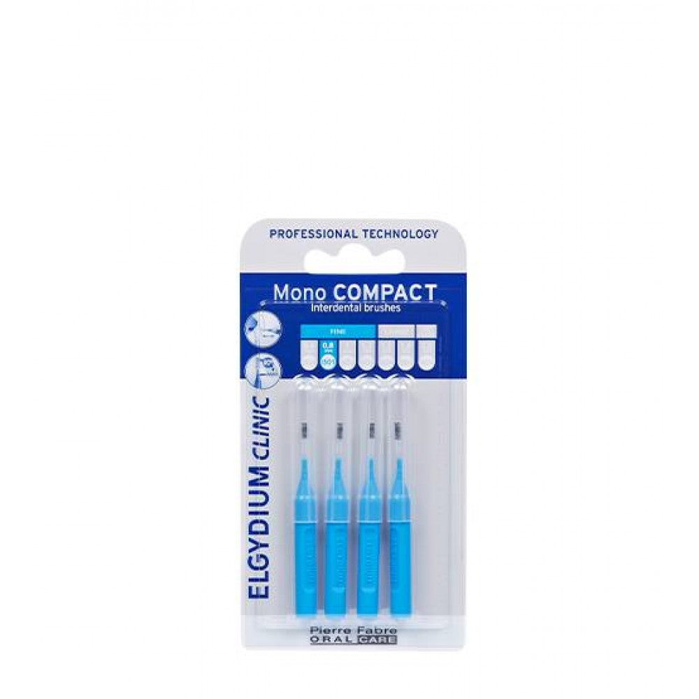 Elgydium Clinic Mono Compact Escovilhão Interdental Azul (ISO 1) 4 unidades