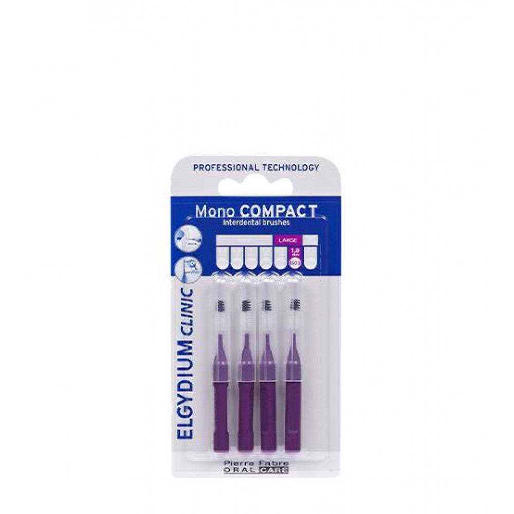 Elgydium Clinic Mono Compact Escovilhão Interdental Roxo (ISO 5) 4 unidades