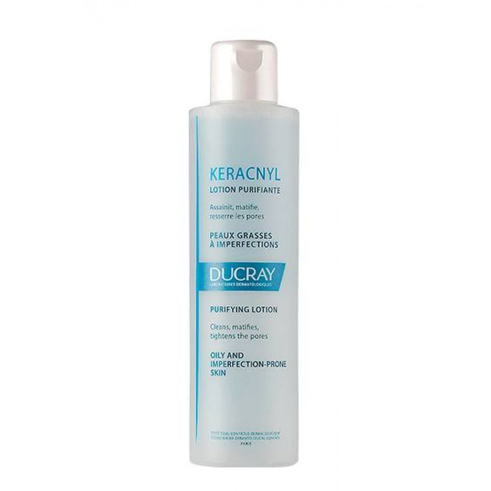 Ducray Loção Purificante Keracnyl, pele mista a oleosa com tendência a imperfeições 200 ml