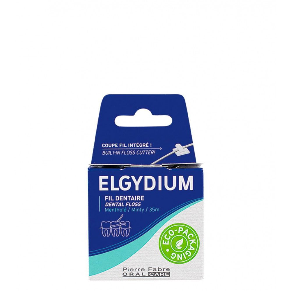 Elgydium Eco Fio Dentário Plástico Reciclado Sabor Menta 35m