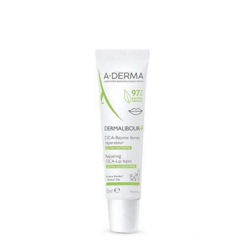 A-Derma Dermalibour+ Cica Bálsamo Reparador de Lábios 15ml