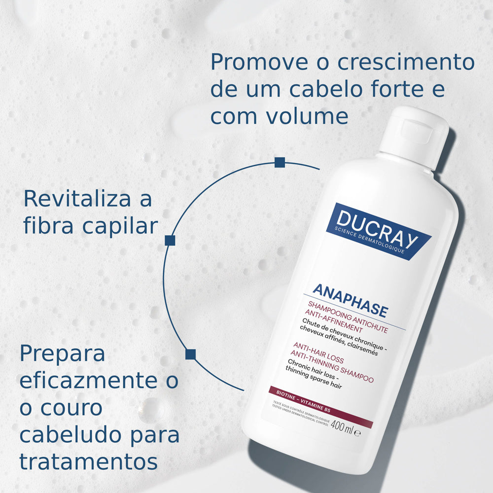 Ducray Anaphase+ Shampoo Queda de Cabelo 400ml