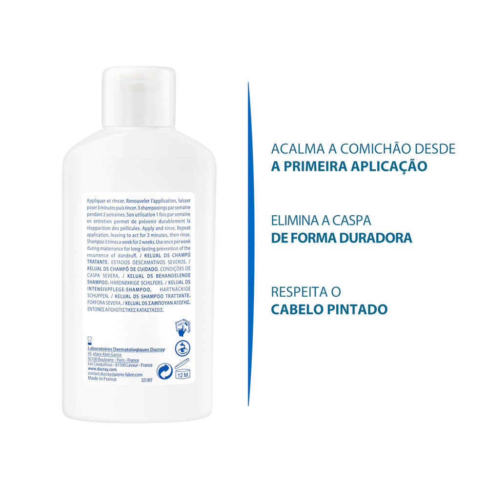 Ducray Kelual DS Shampo Caspa e Estados Descamativos Severos 100ml