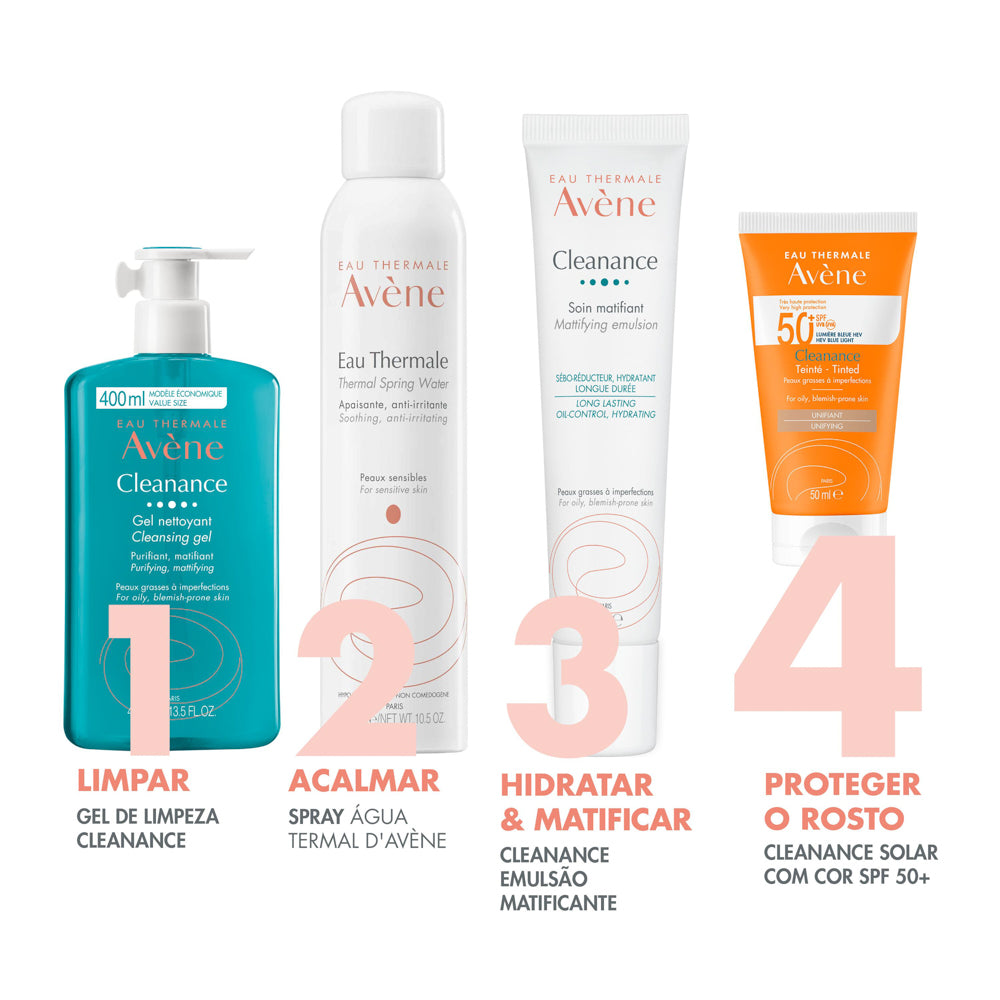 Avène Cleanance Solar Com Cor SPF50+ 50ml