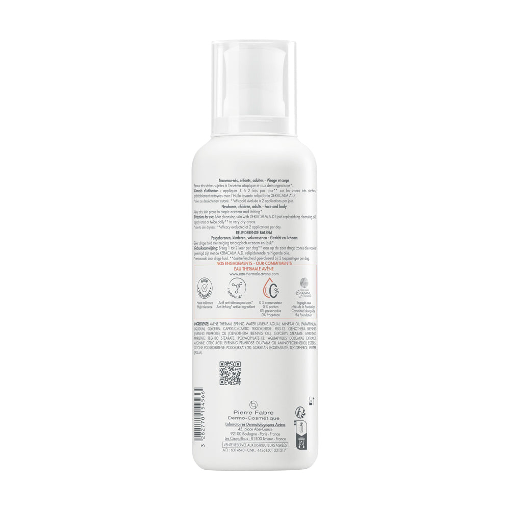 Avène XeraCalm A.D Bálsamo Pele Atópica Muito Seca 400ml