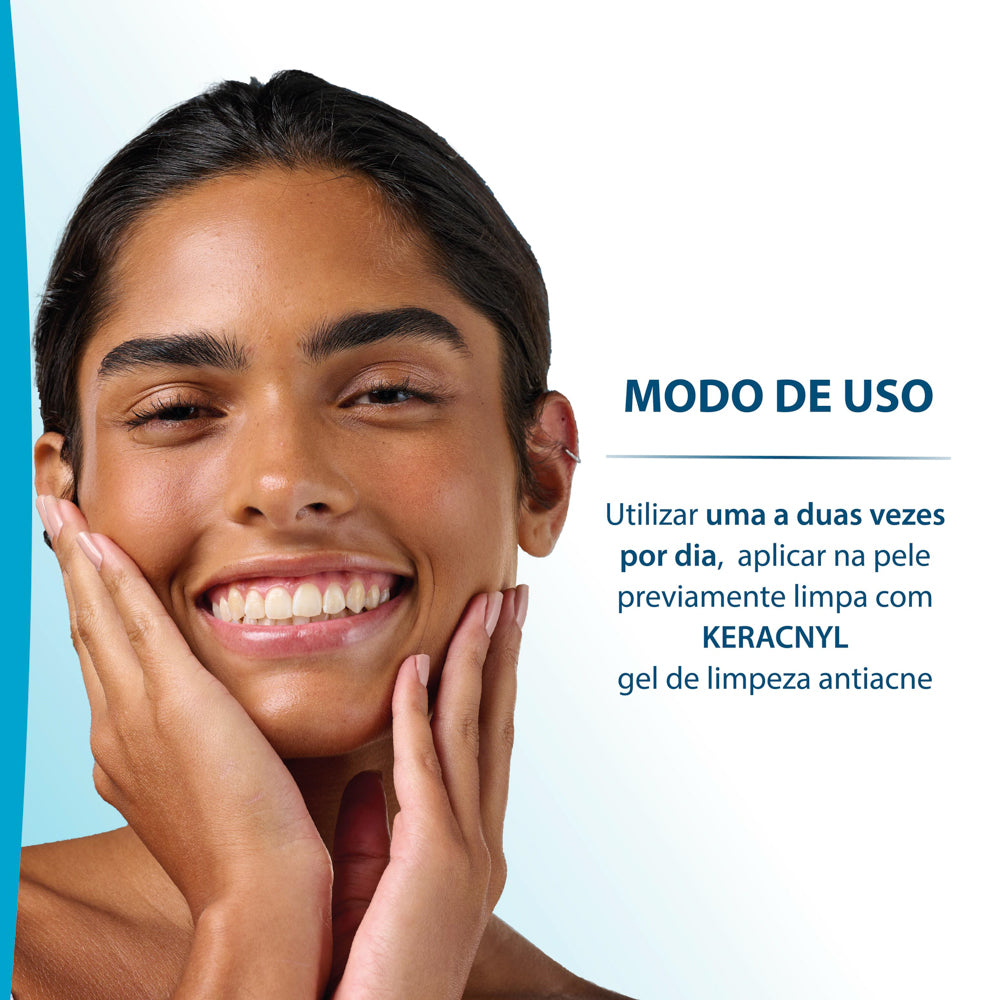 Ducray Gel Keracnyl MAT, pele mista a oleosa com efeito matificante até 12 horas 30 ml