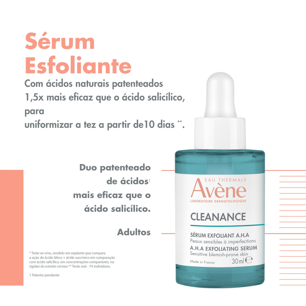 Avène Cleanance Sérum Esfoliante A.H.A. 30ml