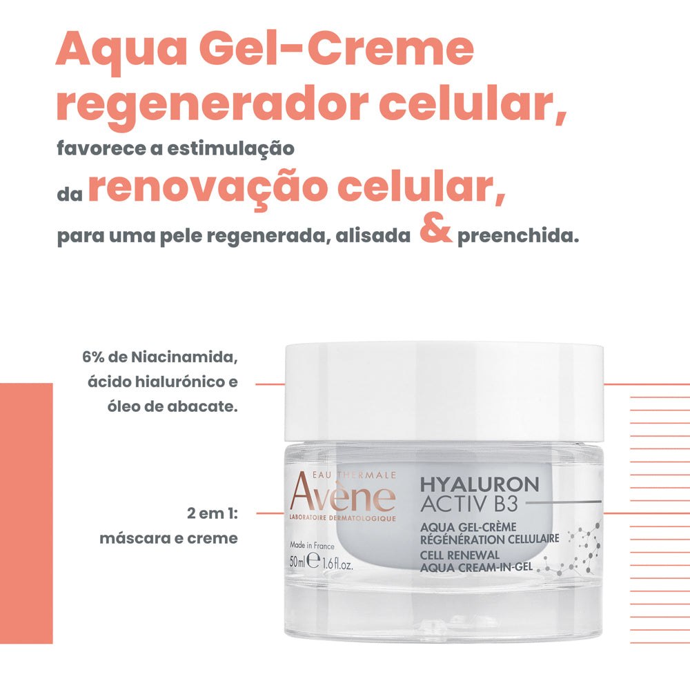 Avène Hyaluron Activ B3 Aqua Gel-Creme Regenerador 50ml
