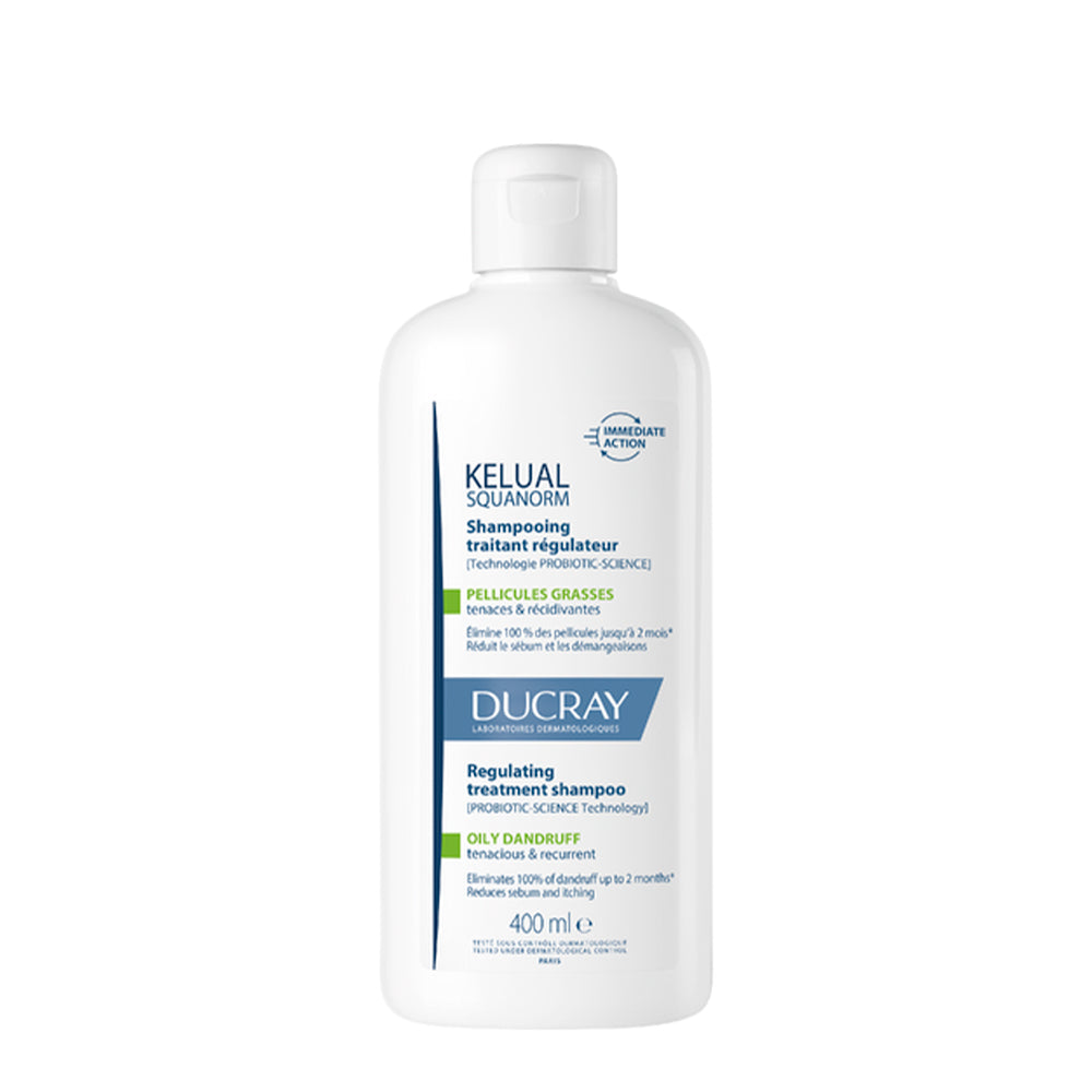 Ducray Kelual Squanorm Shampoo para Caspa Oleosa 400ml