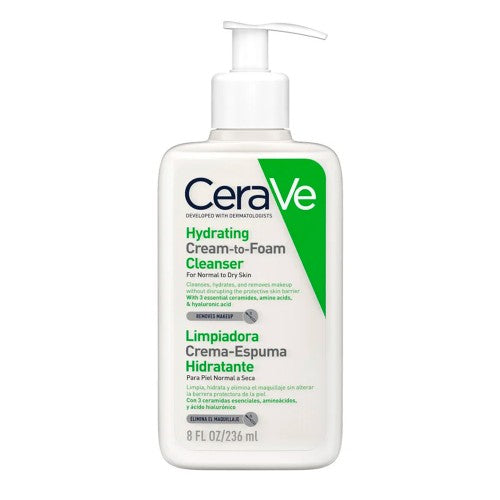 CeraVe Creme Espuma de Limpeza Hidratante 473ml