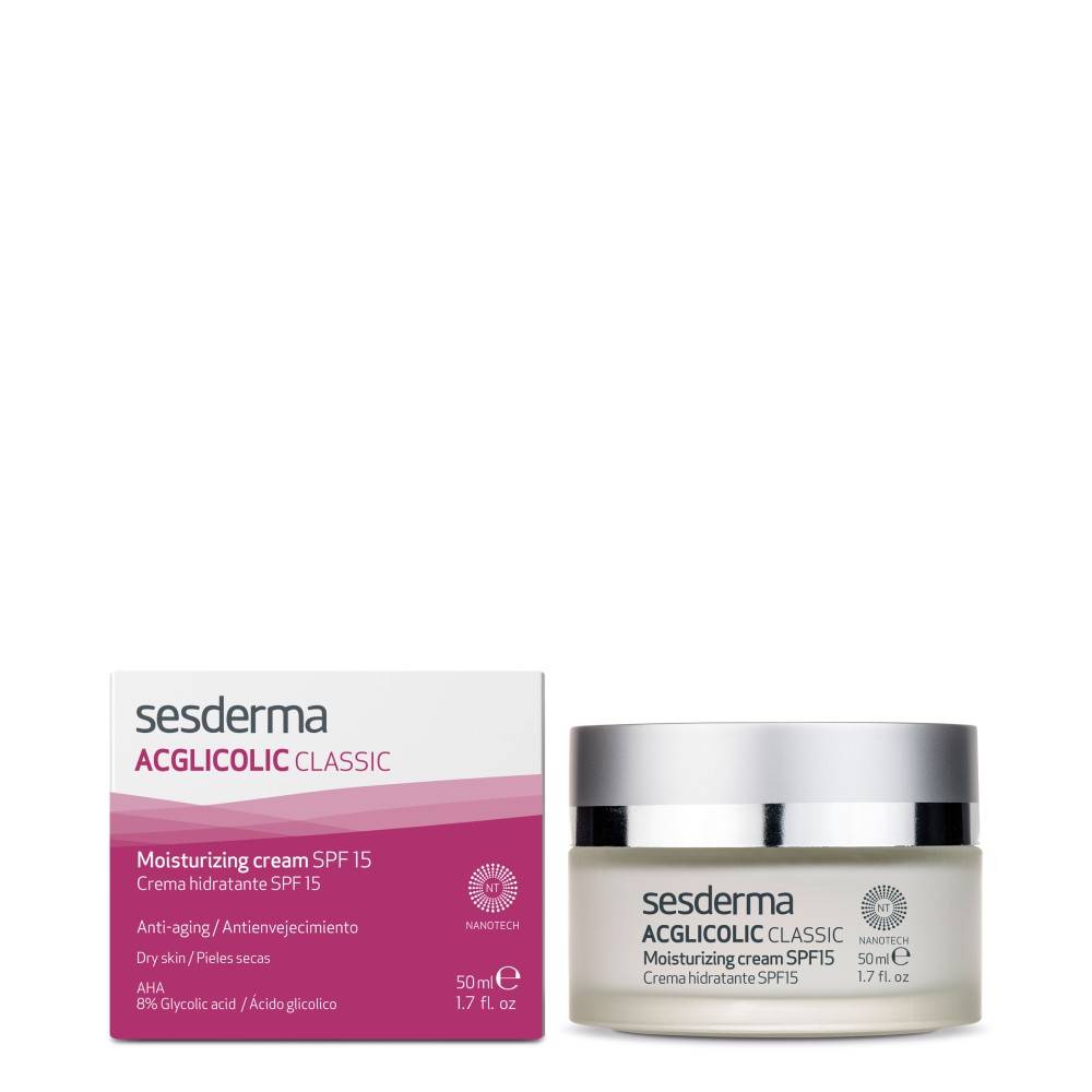 Sesderma Acglicolic Classic Creme Hidratante SPF15 50ml