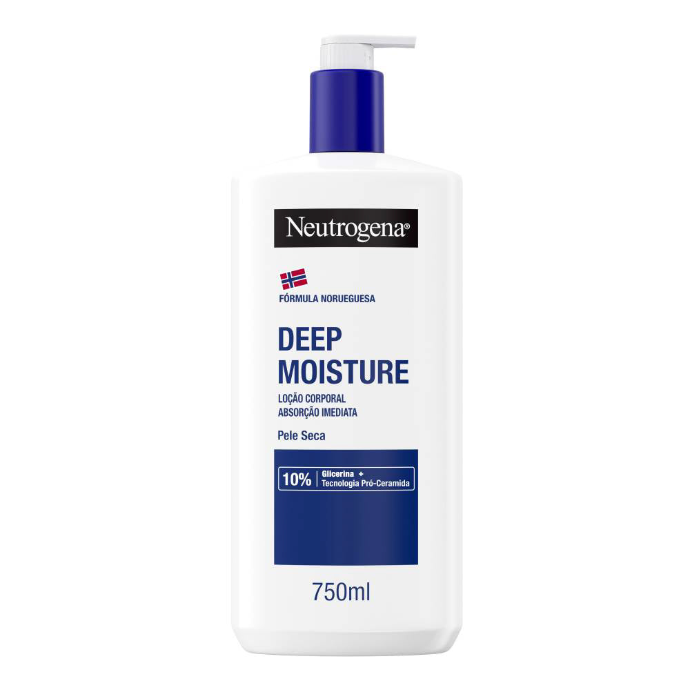 Neutrogena Fórmula Norueguesa Loção Corporal Hidratação Profunda Pele Seca 750ml
