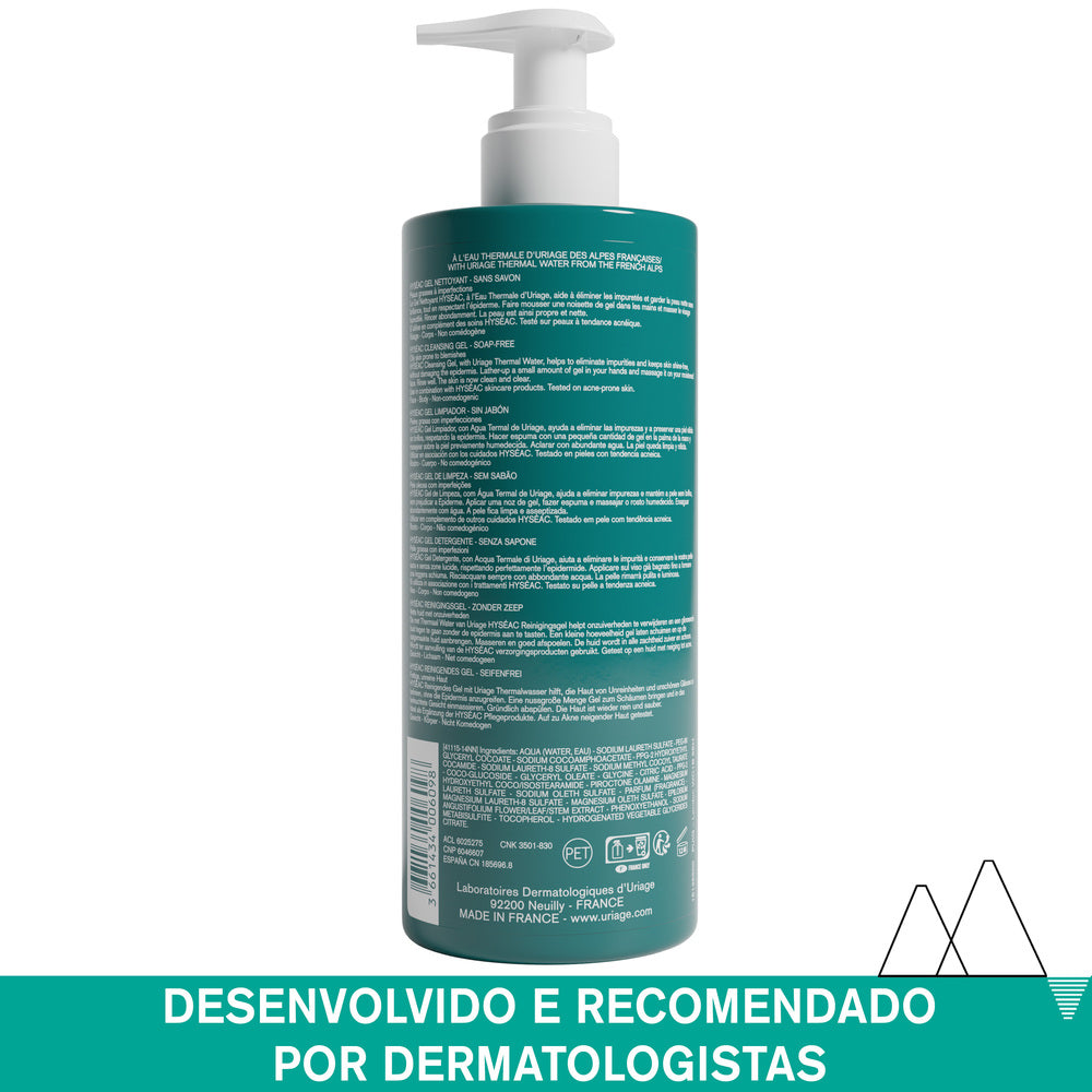 Uriage Hyséac Gel de Limpeza 500ml