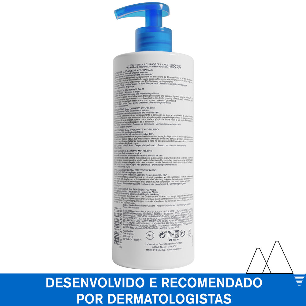 Uriage Xémose Bálsamo Óleo-Apaziguante Anti-Prurido 500ml