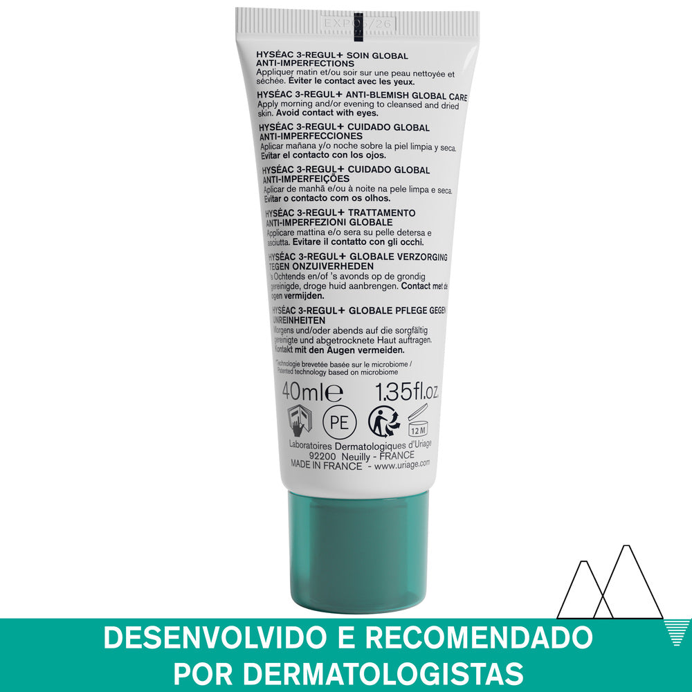 Uriage Hyséac 3-Regul+ Cuidado Global Anti-Imperfeições 40ml