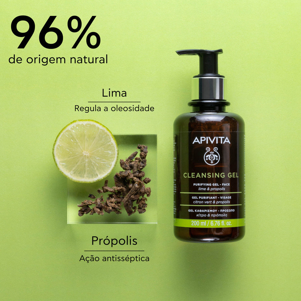 Apivita Gel Purificante de Limpeza - Rosto 200ml