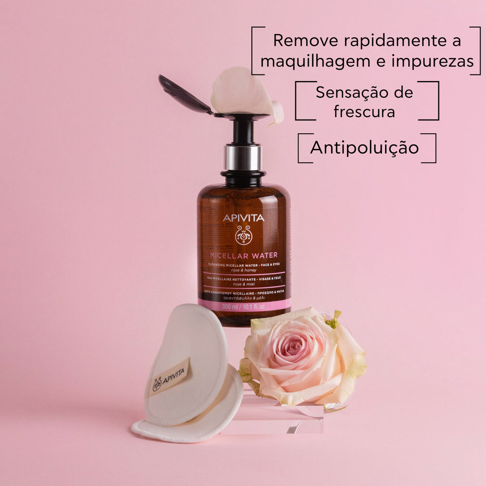 Apivita Água Micelar de Limpeza - Rosto & Olhos 300ml
