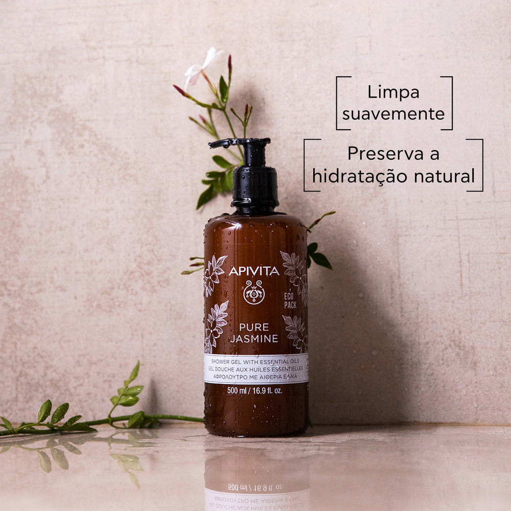 Apivita Pure Jasmin Gel de Banho com Óleos Essenciais 500ml