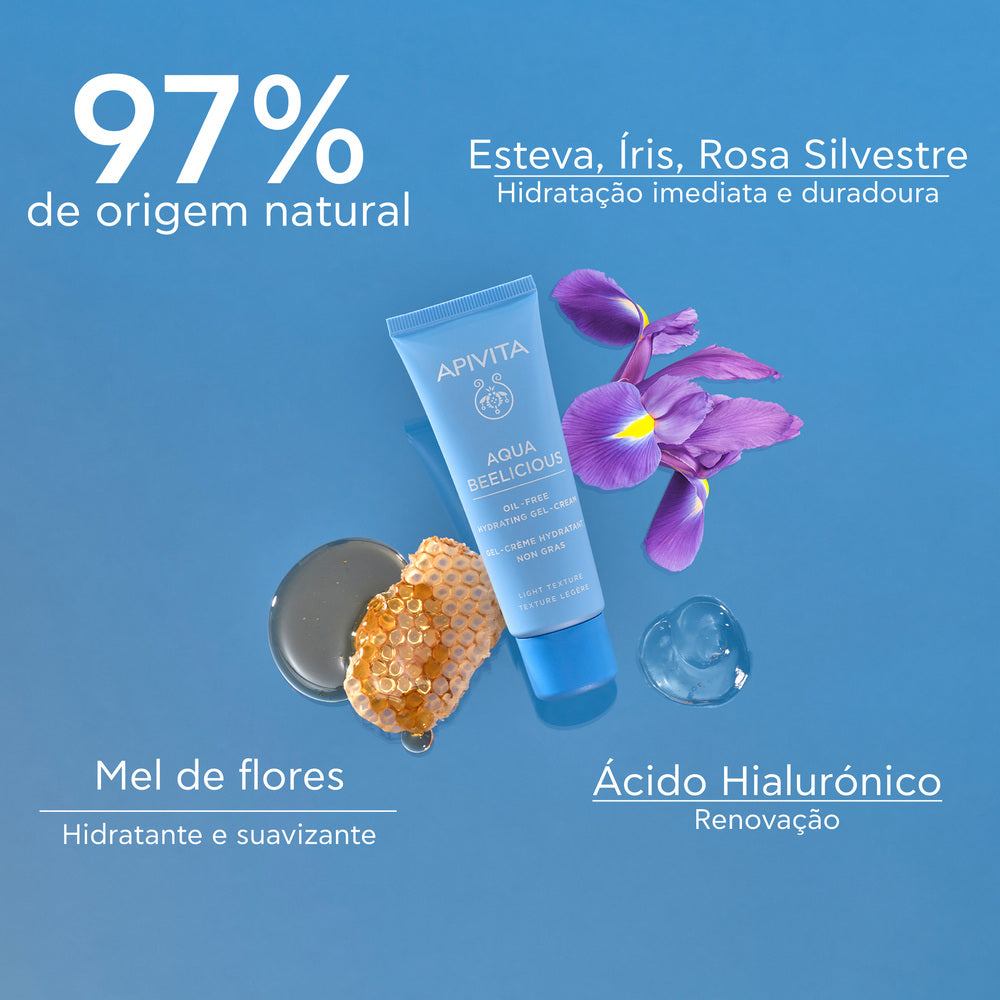 Apivita Aqua Beelicous Gel-Creme Hidratante Oil-Free Textura Ligeira 40ml