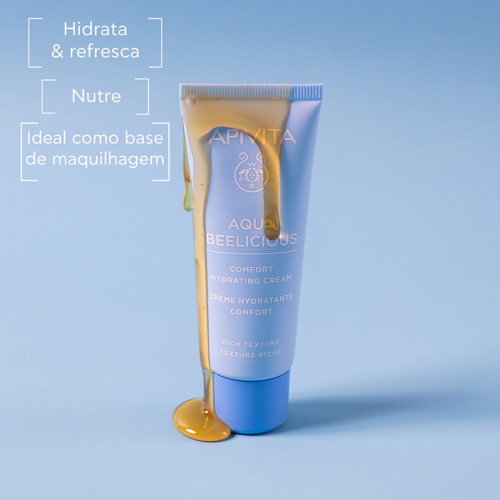 Apivita Aqua Beelicious Creme Conforto Hidratante Textura Rica 40ml