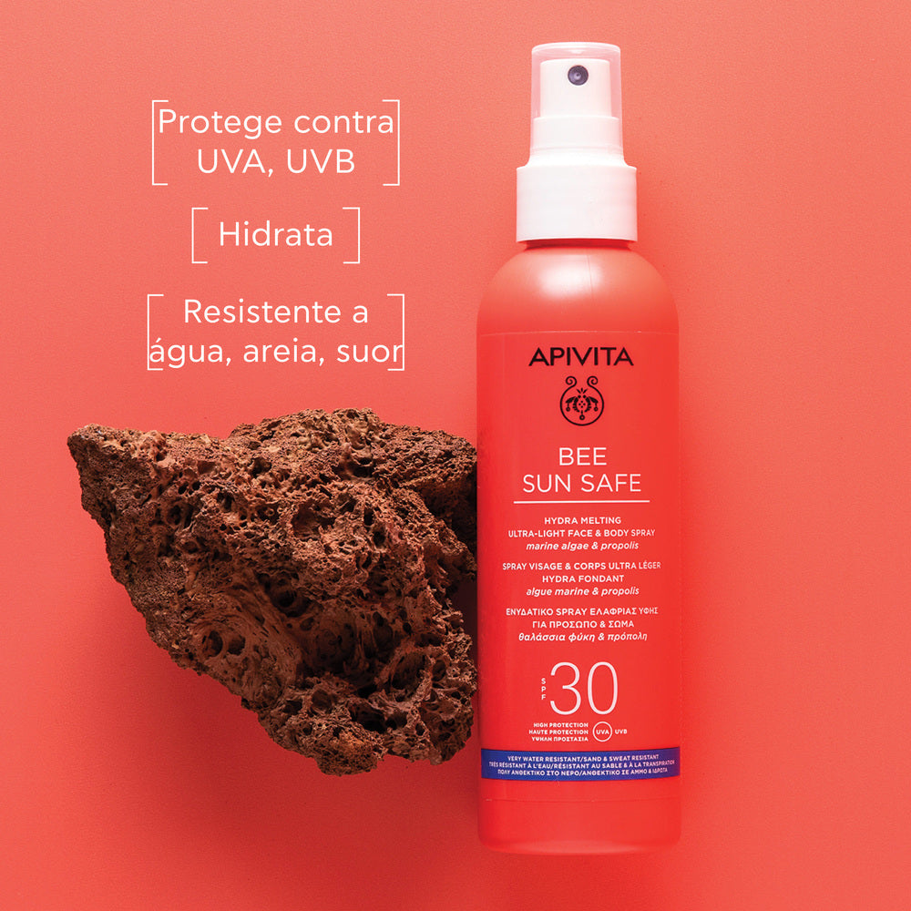 Apivita Bee Sun Safe Spray Rosto e Corpo SPF30 200ml