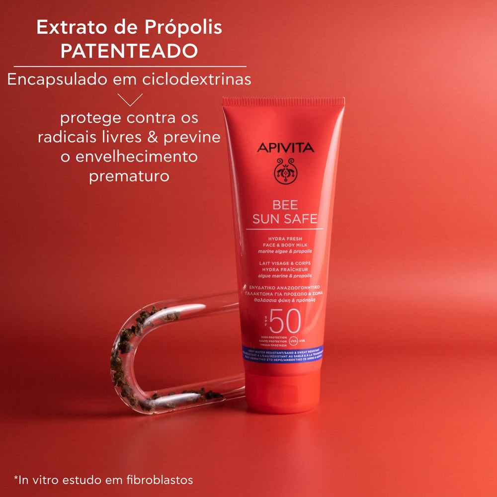 Apivita Bee Sun Safe Leite Rosto e Corpo SPF50 200ml