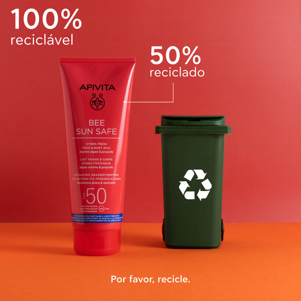 Apivita Bee Sun Safe Leite Rosto e Corpo SPF50 200ml
