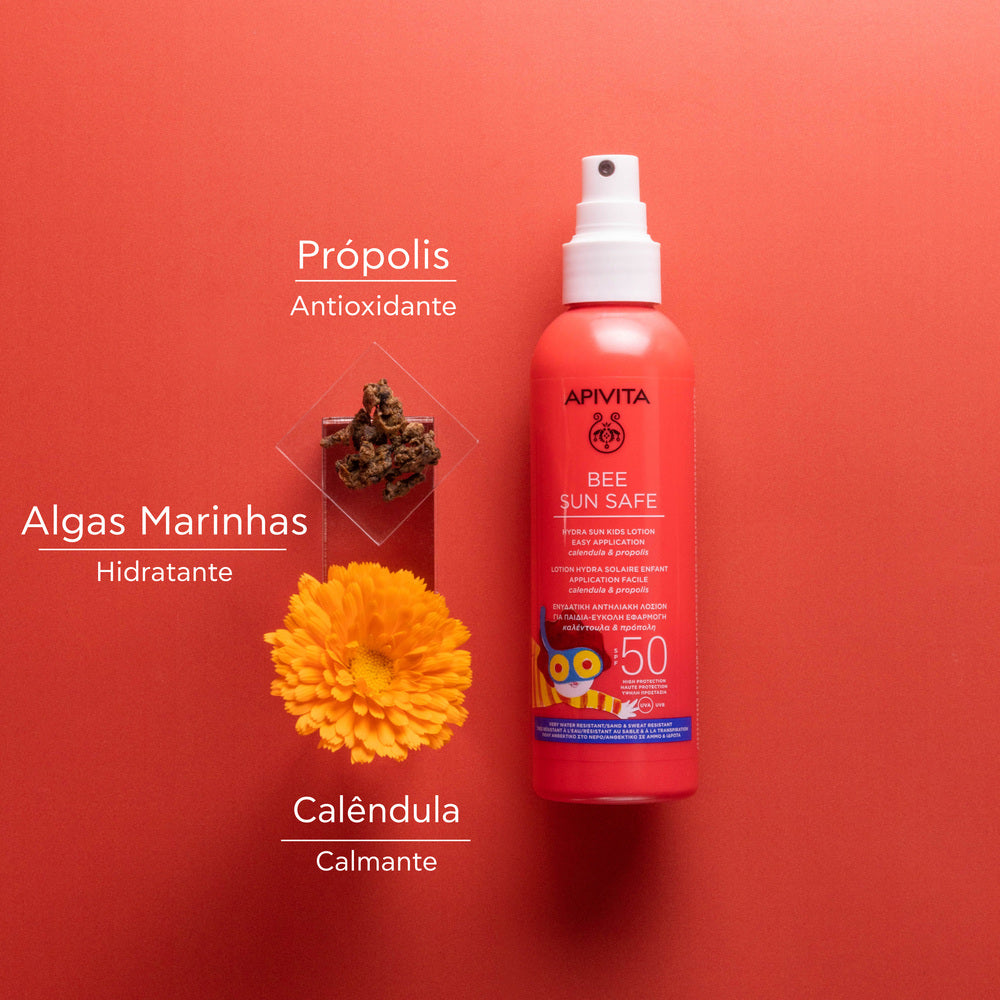 Apivita Bee Sun Safe Loção Solar para Crianças SPF50 200ml