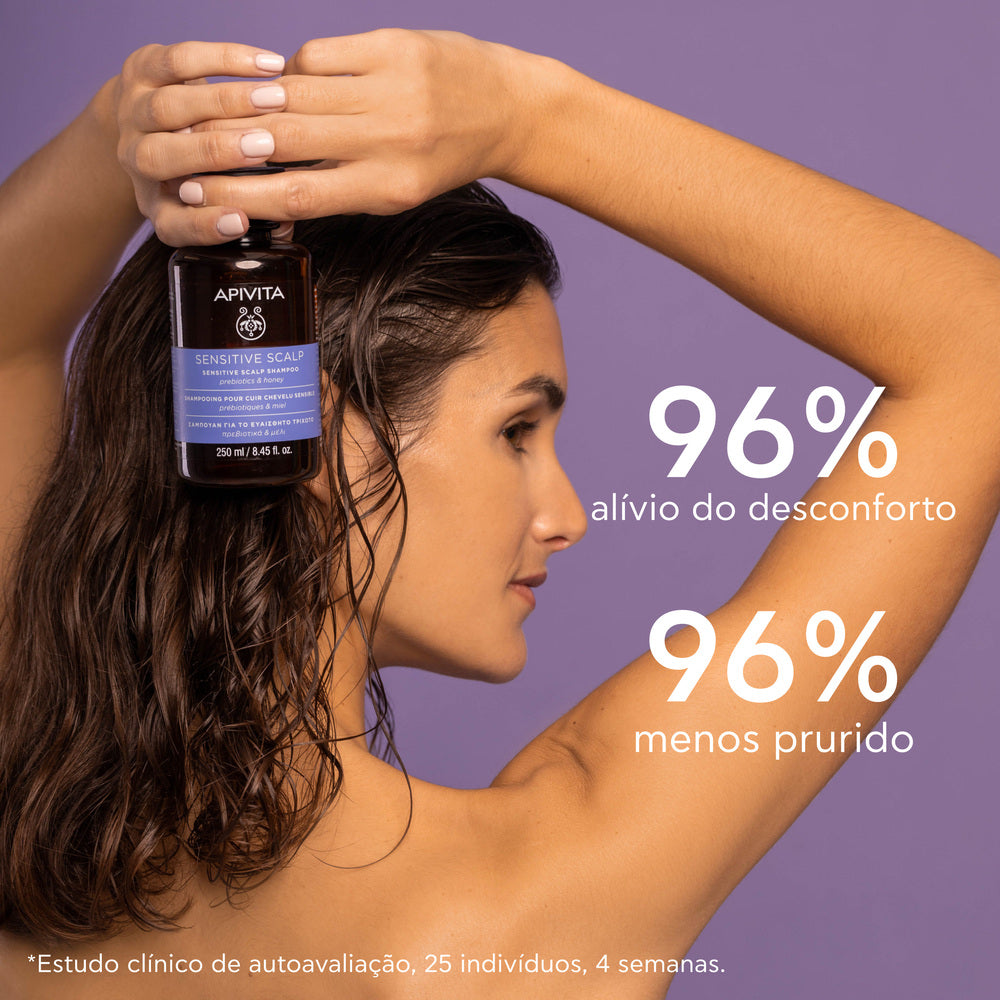 Apivita Shampoo Couro Cabeludo Sensível 250ml