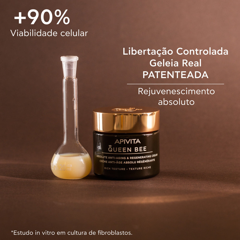Apivita Queen Bee Creme Rico Antienvelhecimento Absoluto e Rejuvenescedor 50ml