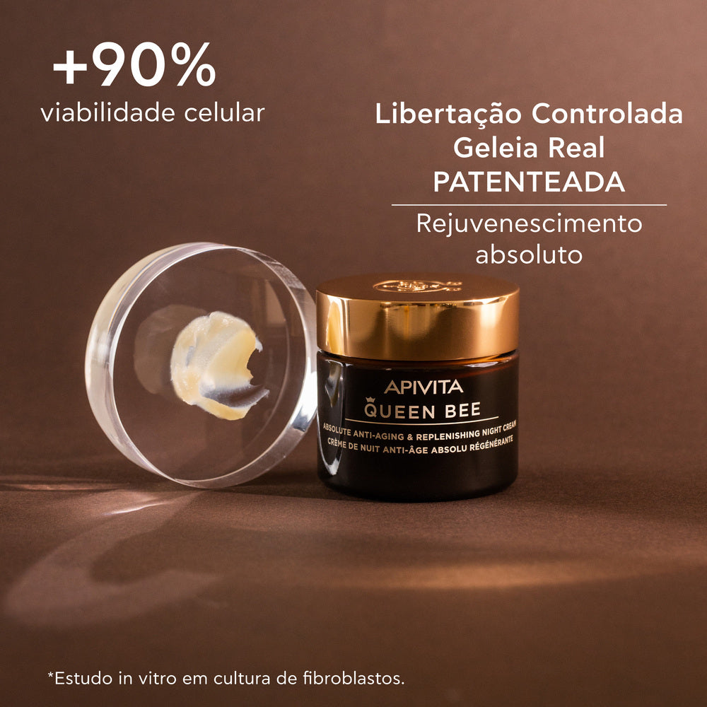 Apivita Queen Bee Creme de Noite Antienvelhecimento Absoluto e Regenerador 50ml