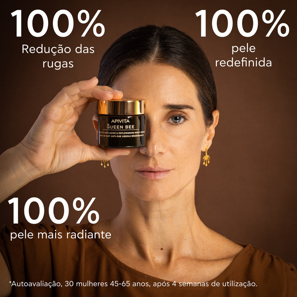 Apivita Queen Bee Creme de Noite Antienvelhecimento Absoluto e Regenerador 50ml