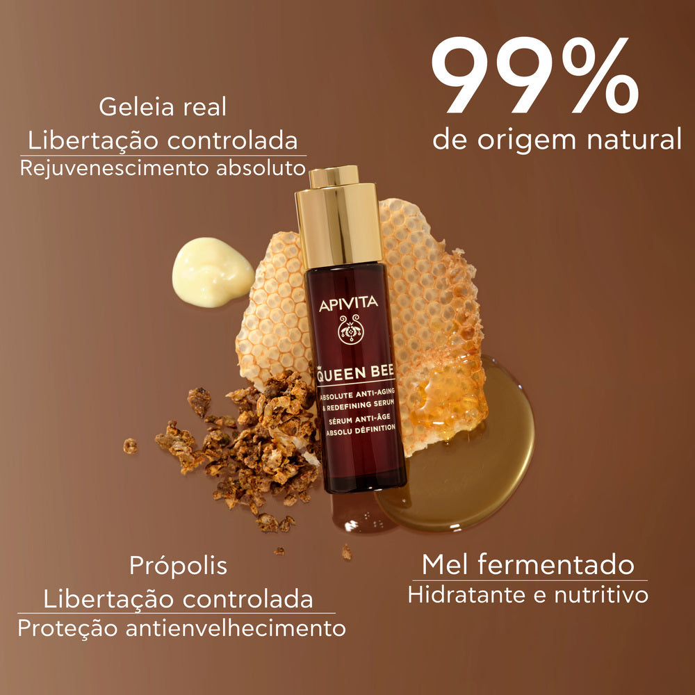 Apivita Queen Bee Sérum Antienvelhecimento Absoluto e Refirmante 30ml