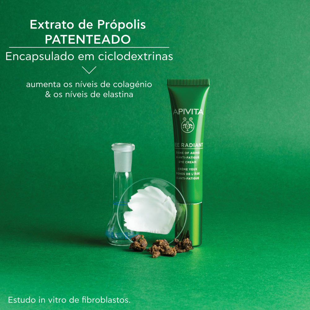 Apivita Bee Radiant Creme de Olhos Sinais de Envelhecimento & Antifadiga 15ml