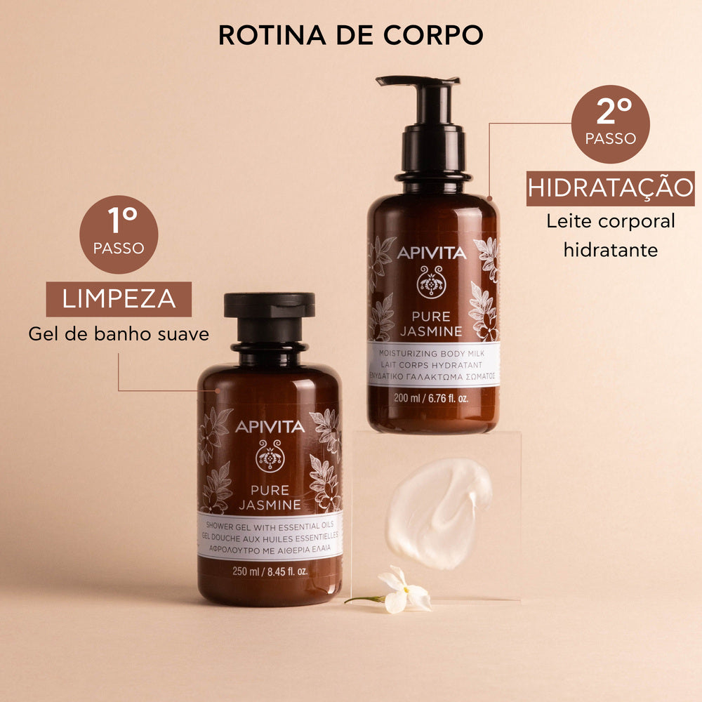 Apivita Pure Jasmine Leite Hidratante Corporal 200ml