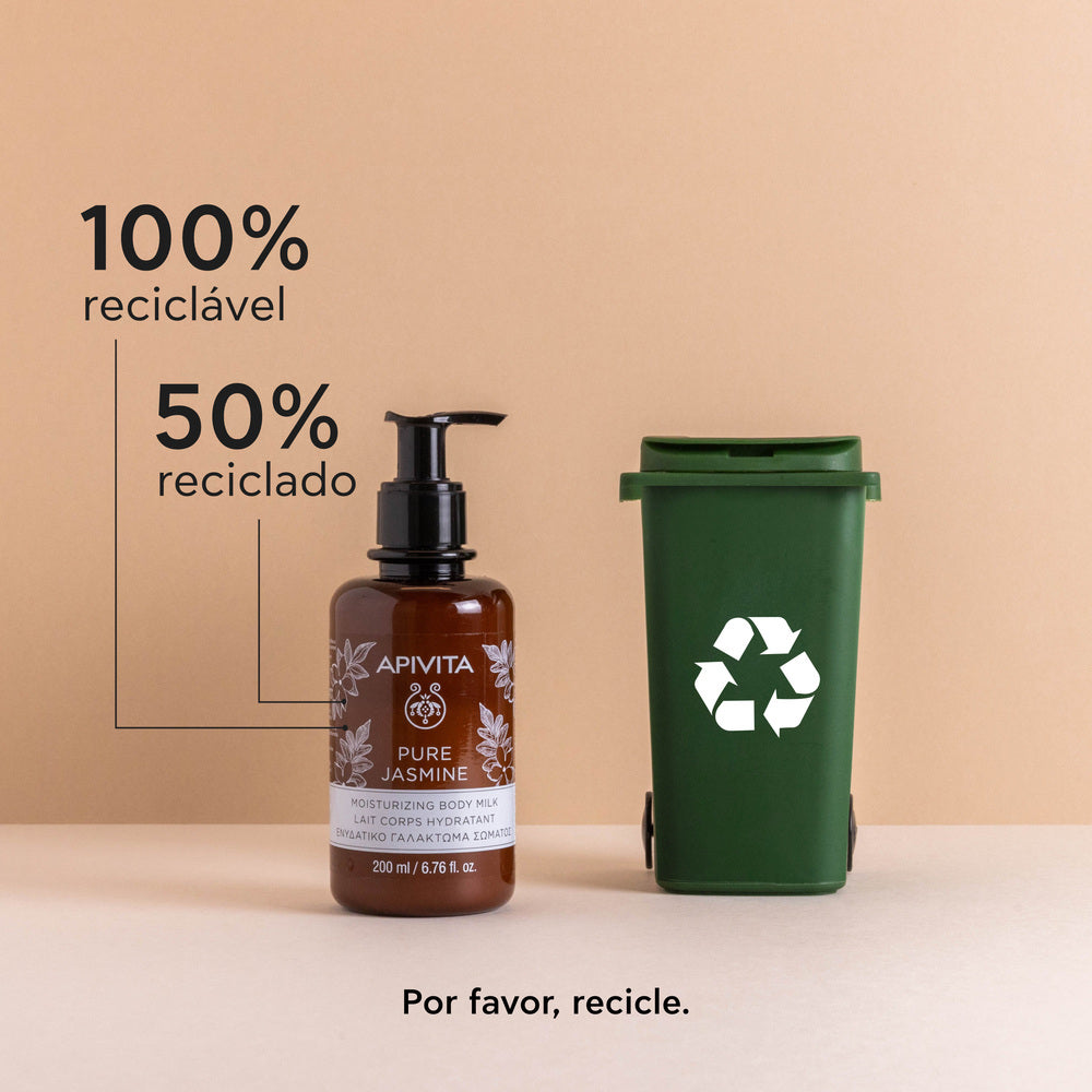 Apivita Pure Jasmine Leite Hidratante Corporal 200ml