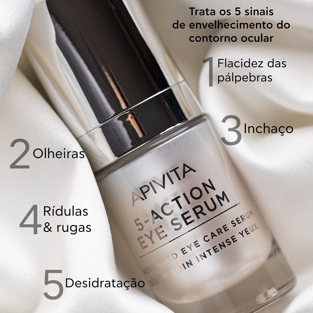 Apivita 5-Action Sérum de Olhos 15ml