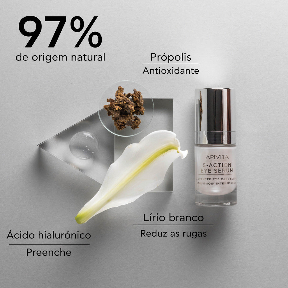 Apivita 5-Action Sérum de Olhos 15ml